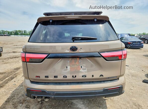 7SVAAABA6SX062113 2025 TOYOTA SEQUOIA Tan უკანა ხედი
