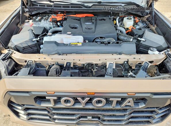 7SVAAABA6SX062113 2025 TOYOTA SEQUOIA Tan ძრავის განყოფილების ხედი