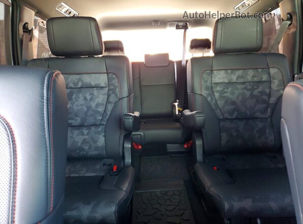 7SVAAABA7RX038557 2024 TOYOTA SEQUOIA White Rear seats view