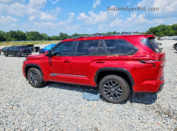 7SVAAABA7SX064503 2025 TOYOTA SEQUOIA Red Rear left