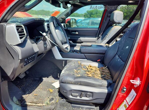 7SVAAABA7SX064503 2025 TOYOTA SEQUOIA Red Front interior view