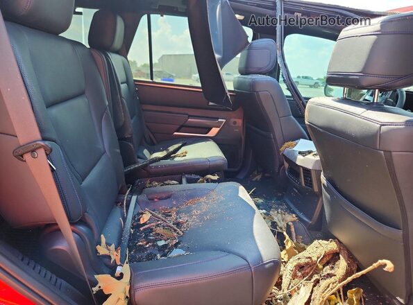 7SVAAABA7SX064503 2025 TOYOTA SEQUOIA Red Rear interior view