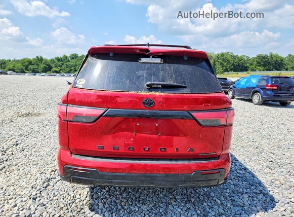 7SVAAABA7SX064503 2025 TOYOTA SEQUOIA Red Rear view