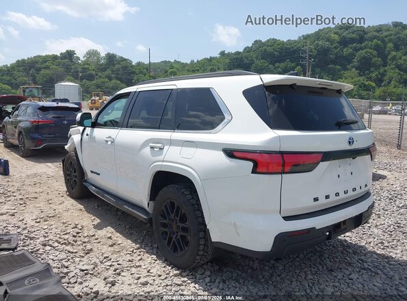 7SVAAABA9RX030248 2024 TOYOTA SEQUOIA White Tył lewy