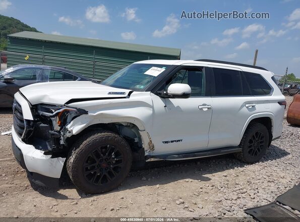 7SVAAABA9RX030248 2024 TOYOTA SEQUOIA White Widok wnętrza 360 stopni
