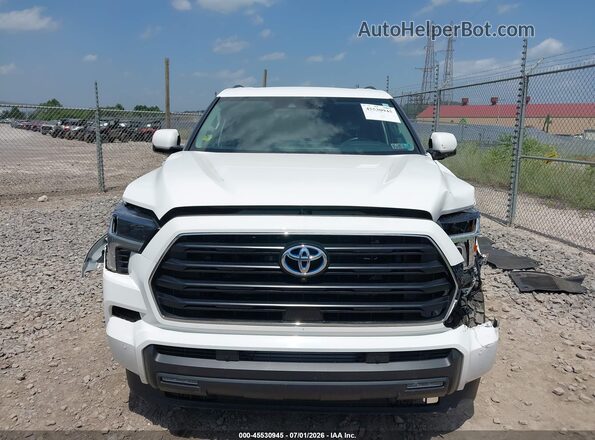 7SVAAABA9RX030248 2024 TOYOTA SEQUOIA White Widok zestawu wskaźników