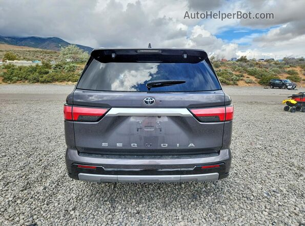 7SVAAABA9RX040245 2024 TOYOTA SEQUOIA Charcoal უკანა ხედი