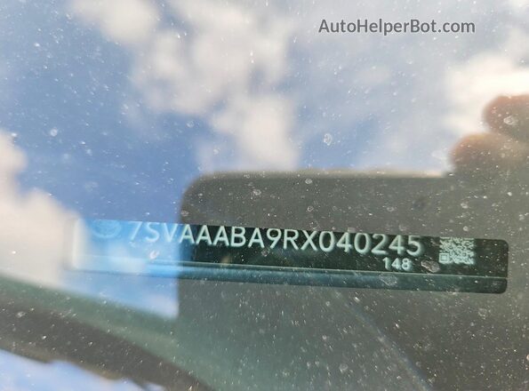 7SVAAABA9RX040245 2024 TOYOTA SEQUOIA Charcoal VIN კოდის სტიკერის ხედი