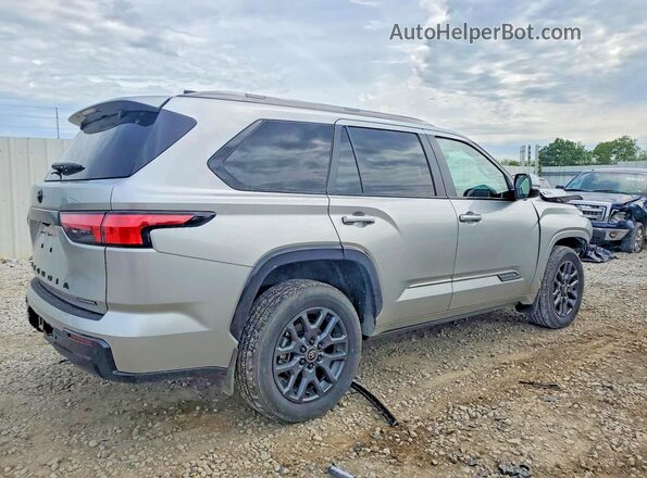 7SVAAABAXSX065581 2025 TOYOTA SEQUOIA Silver უკანა მარჯვენა