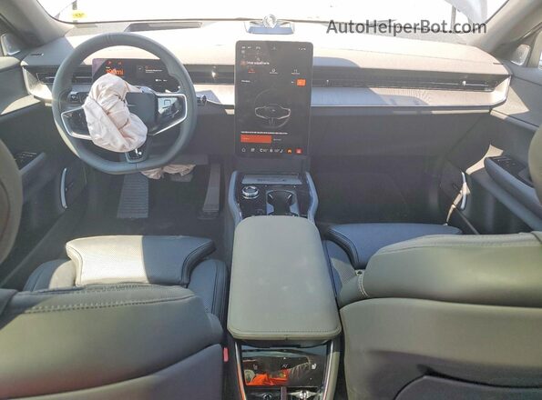 7SYEA3YB2SG032610 2025 POLESTAR 3 Blue Dashboard view
