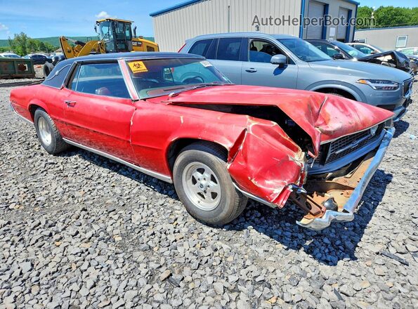 7Y82Z143022 1967 FORD THUNDRBIRD Red Delantero derecho