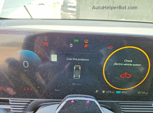7YAKMDDC8SY020213 2025 HYUNDAI IONIQ Gray ხელსაწყოთა პანელის ხედი