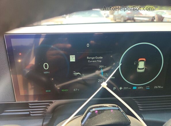 7YAKNDDC0TY063832 2026 HYUNDAI IONIQ Gray Vista del cuadro de instrumentos
