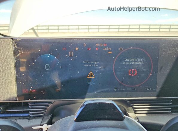7YAKPDDCXSY033875 2025 HYUNDAI IONIQ Gray Սարքավորումների վահանակի տեսք