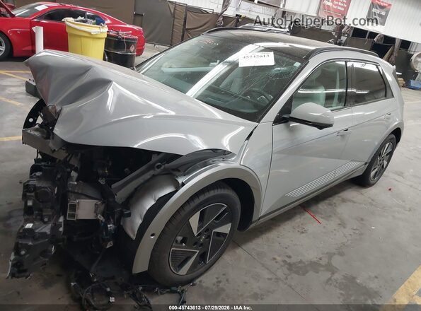 7YAKR4DA3TY056781 2026 HYUNDAI IONIQ 5 Gray წინა მარცხენა ხედი სამი მეოთხედიდან