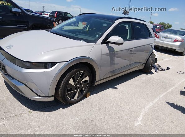 7YAKR4DA5SY002932 2025 HYUNDAI IONIQ 5 Gray Առջևի ձախ երեք քառորդ տեսարան