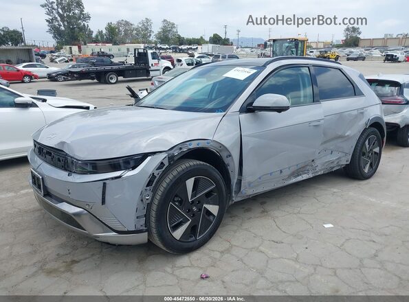 7YAKR4DAXSY003574 2025 HYUNDAI IONIQ 5 Gray Առջևի ձախ երեք քառորդ տեսարան