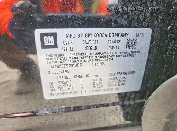 KL4MMDS22MB170795 2021 BUICK ENCORE Black 