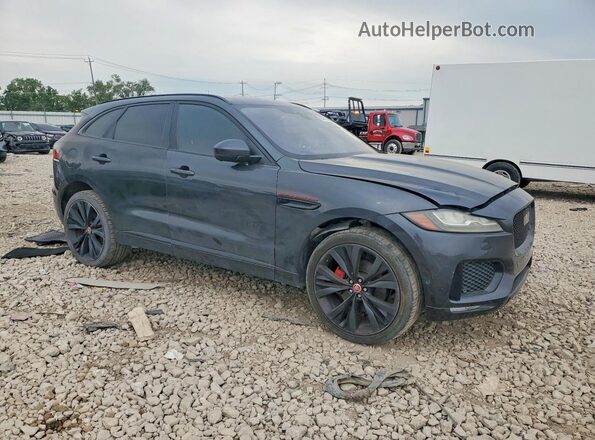 SADCM2BV6HA498253 2017 JAGUAR F-PACE Gray Vista frontal