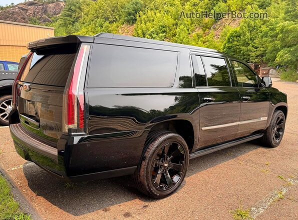 1GYS4KKJ3JR396298 2018 CADILLAC ESCALADE Черный Передняя правая четверть