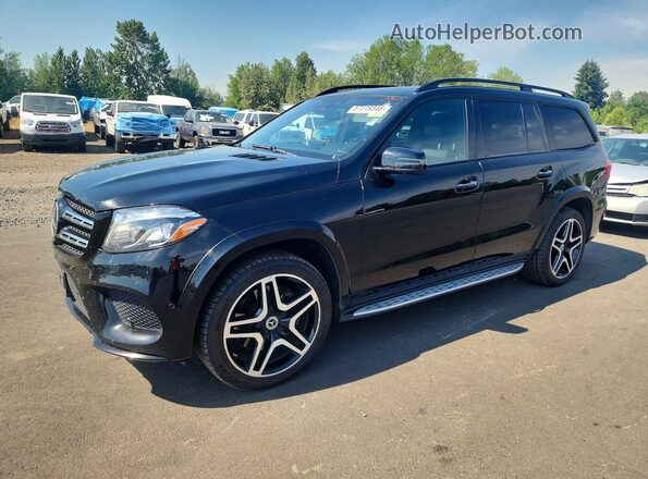 4JGDF7DE1JB076438 2018 MERCEDES-BENZ GLS Black უკანა მარცხენა
