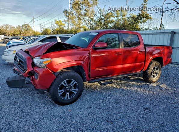 3TYAX5GN7MT022194 2021 TOYOTA TACOMA Red Հետևի ձախ