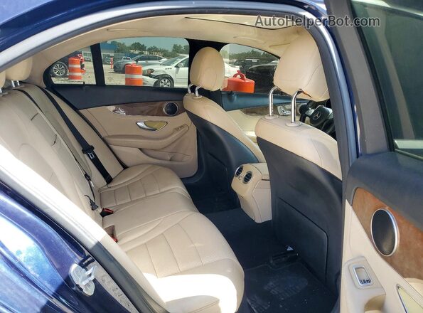 55SWF4JB9GU115545 2016 MERCEDES-BENZ C-CLASS Blue Vista interior trasera