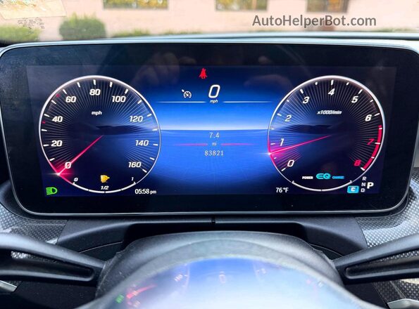 W1KAF4GB0NR037334 2022 MERCEDES-BENZ C Черный Вид панели приборов