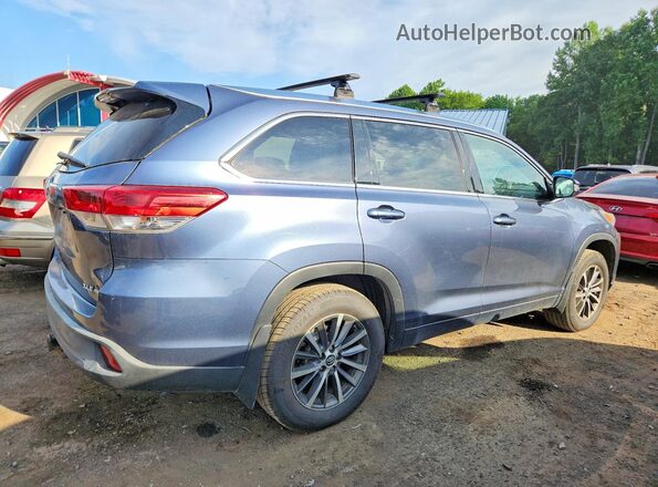 5TDJZRFH5JS491997 2018 TOYOTA HIGHLANDER Blue Առջևի աջ