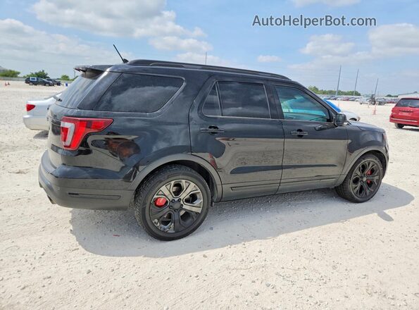 1FM5K8GT2JGB31479 2018 FORD EXPLORER Black წინა მარჯვენა