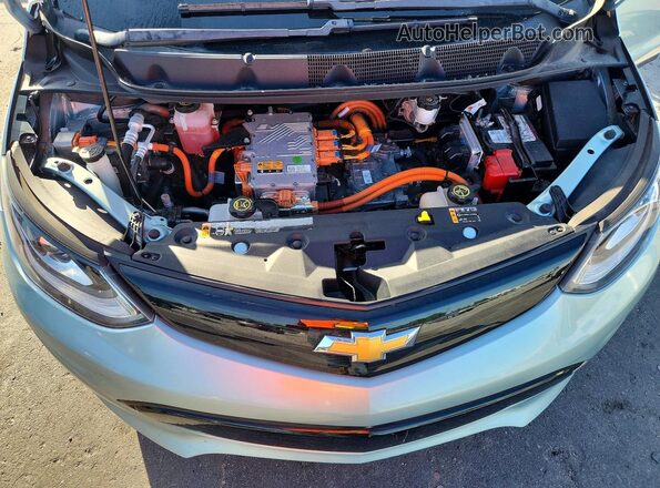 1G1FZ6S07K4141202 2019 CHEVROLET BOLT Turquoise Engine compartment view