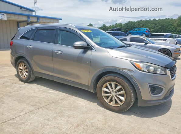 5XYPG4A59JG361301 2018 KIA SORENTO Серебряный Вид спереди