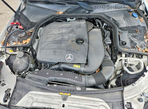 55SWF8DB4KU299675 2019 MERCEDES-BENZ C White Շարժիչի բաժամունքի տեսք