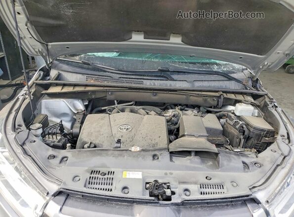 5TDBZRFH0KS718860 2019 TOYOTA HIGHLANDER Серый Вид подкапотного пространства