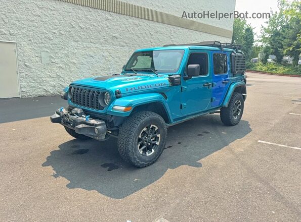 1C4RJXR62RW199292 2024 JEEP WRANGLER Blue Հետևի աջ