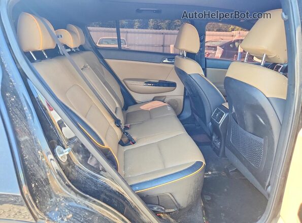 KNDPRCA66H7253836 2017 KIA SPORTAGE Black Вид підкапотного простору