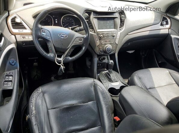 5XYZU4LA6HG415434 2017 HYUNDAI SANTA Gray ხელსაწყოთა პანელის ხედი