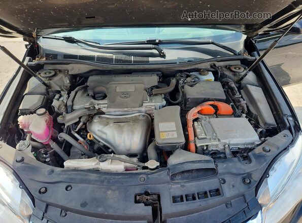 4T1BD1FK0HU217964 2017 TOYOTA CAMRY SOLARA Black Вид підкапотного простору