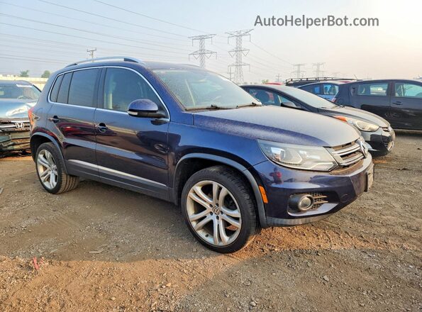 WVGBV7AX3GW546387 2016 VOLKSWAGEN TIGUAN Синий Вид спереди
