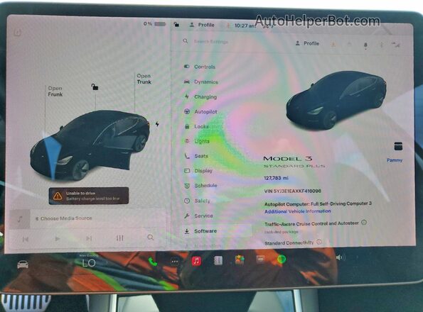 5YJ3E1EAXKF416096 2019 TESLA MODEL 3 Black Вид задніх сидінь