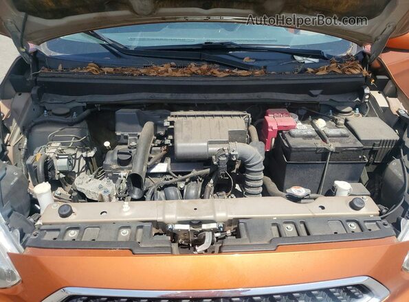 ML32A3HJ3JH014615 2018 MITSUBISHI MIRAGE Orange Widok komory silnika