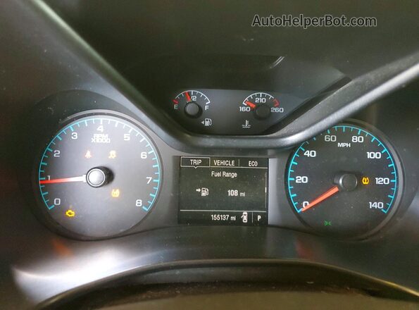 1GCHTBEAXG1100327 2016 CHEVROLET COLORADO Burgundy Widok tylnych siedzeń