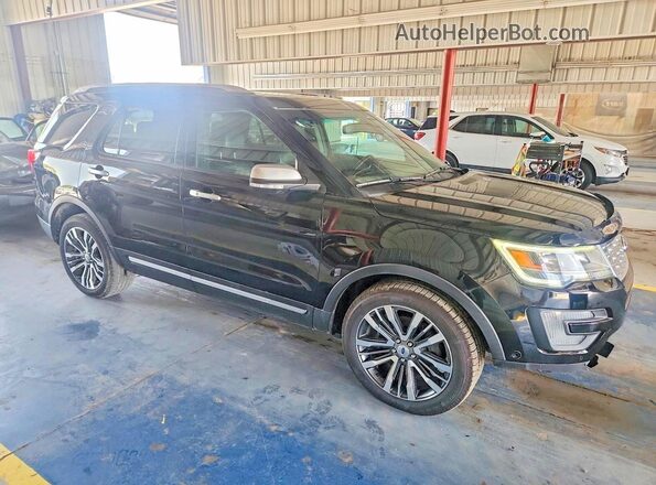 1FM5K8HT5HGA02483 2017 FORD EXPLORER Black Դիմացի տեսք
