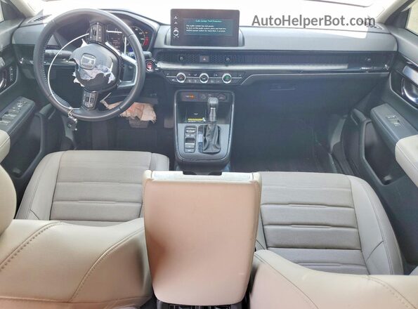 7FARS4H78SE013419 2025 HONDA CR-V White ხელსაწყოთა პანელის ხედი