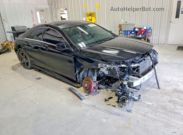 WDDSJ4EB5GN380009 2016 MERCEDES-BENZ CLA-CLASS Black Widok z przodu