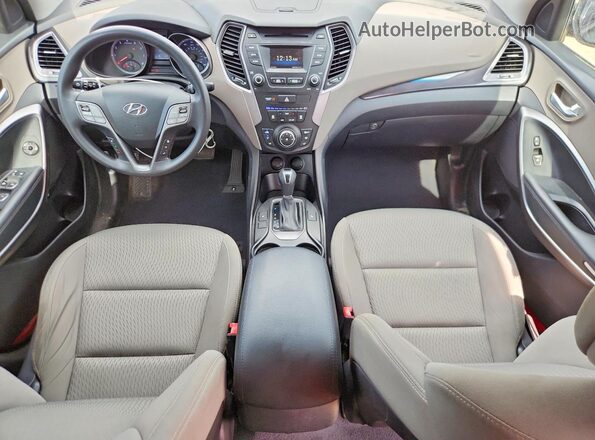 KM8SM4HF0GU144403 2016 HYUNDAI SANTA Серый Вид щитка приборов