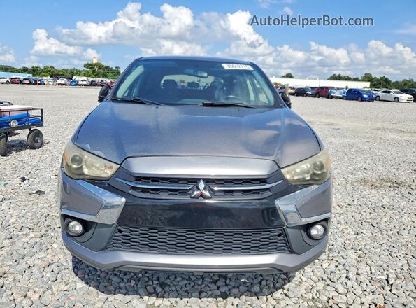 JA4AR3AW2JU018423 2018 MITSUBISHI OUTLANDER Gray უკანა ხედი