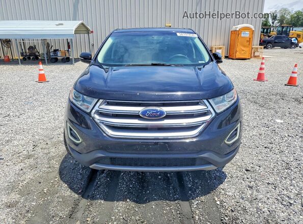 2FMPK3J95JBB30701 2018 FORD EDGE Black უკანა ხედი