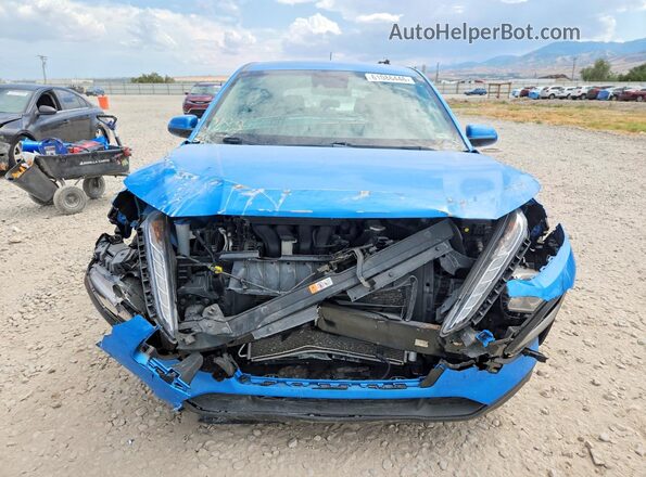 KM8K1CAAXKU287126 2019 HYUNDAI KONA Blue უკანა ხედი
