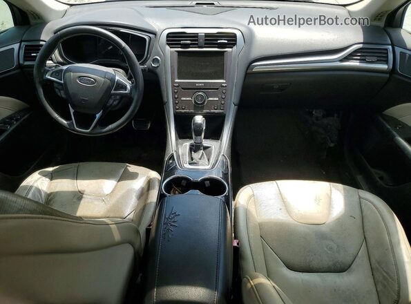 3FA6P0K98GR369822 2016 FORD FUSION Черный Вид щитка приборов